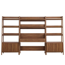 Load image into Gallery viewer, Bixby 3-Piece Wood Office Desk and Bookshelf by Modway
