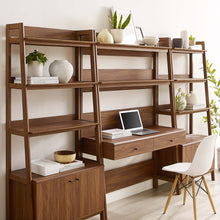 Load image into Gallery viewer, Bixby 3-Piece Wood Office Desk and Bookshelf by Modway
