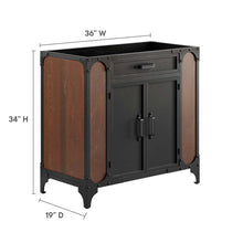 Load image into Gallery viewer, Steamforge 36" Bathroom Vanity Cabinet (Sink Basin Not Included) by Modway
