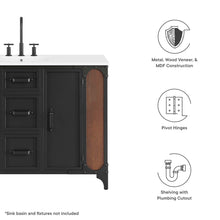 Load image into Gallery viewer, Steamforge 48" Bathroom Vanity Cabinet (Sink Basin Not Included) by Modway
