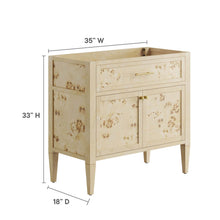 Load image into Gallery viewer, Elysian 36" Wood Bathroom Vanity Cabinet (Sink Basin Not Included) by Modway
