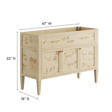 Load image into Gallery viewer, Elysian 48" Wood Bathroom Vanity Cabinet (Sink Basin Not Included) by Modway
