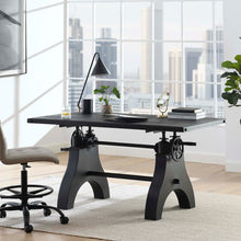 Load image into Gallery viewer, Genuine 60" Crank Adjustable Height Dining Table and Computer Desk by Modway
