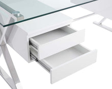 Load image into Gallery viewer, Sector 71" Glass Top Glass Office Desk by Modway
