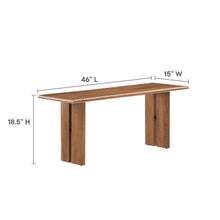 Load image into Gallery viewer, Amistad 46" Wood Bench by Modway
