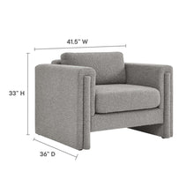 Load image into Gallery viewer, Visible Boucle Fabric Armchair by Modway
