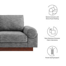 Load image into Gallery viewer, Oasis Upholstered Fabric Sofa by Modway
