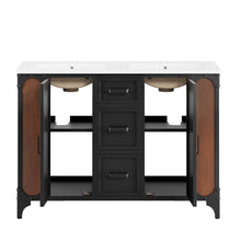 Load image into Gallery viewer, Steamforge 48" Double Sink Bathroom Vanity by Modway
