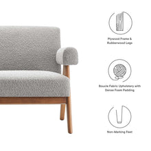 Load image into Gallery viewer, Lyra Boucle Fabric Loveseat by Modway
