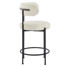 Load image into Gallery viewer, Albie Boucle Fabric Counter Stools Set of 2 by Modway
