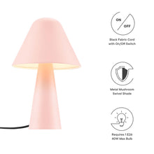 Load image into Gallery viewer, Jovial Metal Mushroom Table Lamp by Modway
