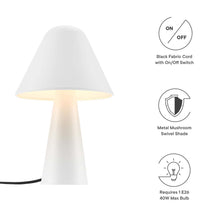 Load image into Gallery viewer, Jovial Metal Mushroom Table Lamp by Modway

