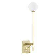Load image into Gallery viewer, Riva White Globe Wall Sconce by Modway
