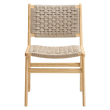 Load image into Gallery viewer, Saoirse Woven Rope Wood Dining Side Chair Set of 2 by Modway
