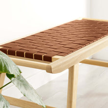 Load image into Gallery viewer, Saoirse 47" Faux Leather Wood Bench by Modway
