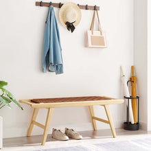 Load image into Gallery viewer, Saoirse 47" Faux Leather Wood Bench by Modway
