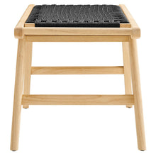 Load image into Gallery viewer, Saoirse 47" Wove Rope Wood Bench by Modway
