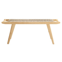 Load image into Gallery viewer, Saoirse 47" Wove Rope Wood Bench by Modway
