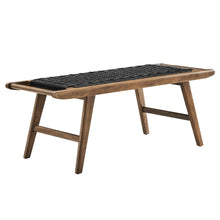 Load image into Gallery viewer, Saoirse 47" Wove Rope Wood Bench by Modway
