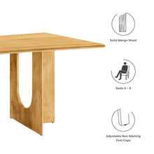 Load image into Gallery viewer, Rivian Rectangular 70" Wood Dining Table by Modway
