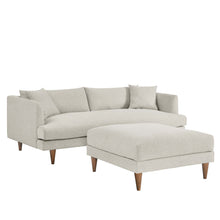 Load image into Gallery viewer, Zoya Down Filled Overstuffed Sofa and Ottoman Set by Modway
