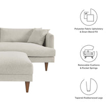 Load image into Gallery viewer, Zoya Down Filled Overstuffed Sofa and Ottoman Set by Modway
