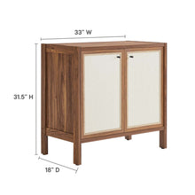 Load image into Gallery viewer, Capri 33" Wood Grain Storage Cabinet by Modway
