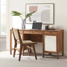 Load image into Gallery viewer, Capri 58" Wood Grain Office Desk by Modway
