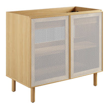 Load image into Gallery viewer, Calla 36" Perforated Metal Bathroom Vanity Cabinet (Sink Basin Not Included) by Modway
