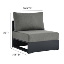 Load image into Gallery viewer, Tahoe Outdoor Patio Powder-Coated Aluminum Modular Armless Chair by Modway
