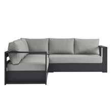 Load image into Gallery viewer, Tahoe 3-Piece Outdoor Patio Powder-Coated Aluminum Sectional Sofa Set by Modway
