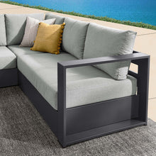 Load image into Gallery viewer, Tahoe 3-Piece Outdoor Patio Powder-Coated Aluminum Sectional Sofa Set by Modway
