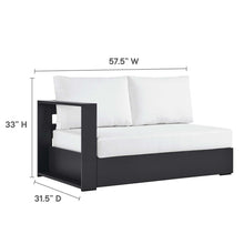 Load image into Gallery viewer, Tahoe 3-Piece Outdoor Patio Powder-Coated Aluminum Sectional Sofa Set by Modway
