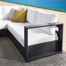 Load image into Gallery viewer, Tahoe 3-Piece Outdoor Patio Powder-Coated Aluminum Sectional Sofa Set by Modway
