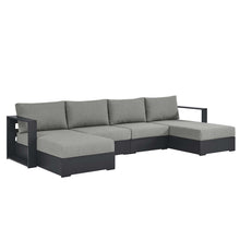 Load image into Gallery viewer, Tahoe 4-Piece Outdoor Patio Powder-Coated Aluminum Sectional Sofa Set by Modway
