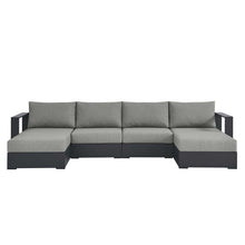 Load image into Gallery viewer, Tahoe 4-Piece Outdoor Patio Powder-Coated Aluminum Sectional Sofa Set by Modway
