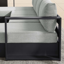 Load image into Gallery viewer, Tahoe 4-Piece Outdoor Patio Powder-Coated Aluminum Sectional Sofa Set by Modway
