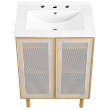Load image into Gallery viewer, Calla 24" Perforated Metal Bathroom Vanity by Modway

