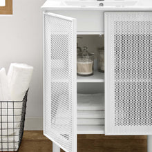 Load image into Gallery viewer, Calla 24" Perforated Metal Bathroom Vanity by Modway
