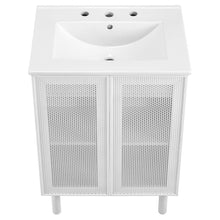 Load image into Gallery viewer, Calla 24" Perforated Metal Bathroom Vanity by Modway

