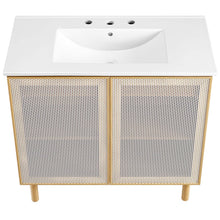 Load image into Gallery viewer, Calla 36" Perforated Metal Bathroom Vanity by Modway
