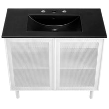 Load image into Gallery viewer, Calla 36" Perforated Metal Bathroom Vanity by Modway
