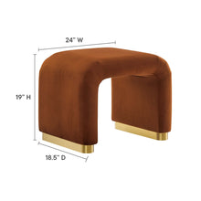 Load image into Gallery viewer, Koda Performance Velvet Waterfall Stool by Modway
