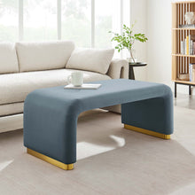 Load image into Gallery viewer, Koda Performance Velvet Waterfall Ottoman by Modway
