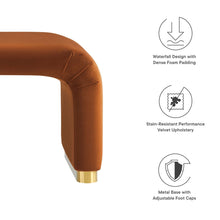 Load image into Gallery viewer, Koda Performance Velvet Waterfall Ottoman by Modway
