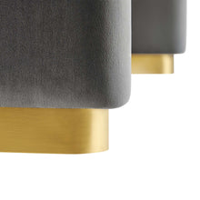 Load image into Gallery viewer, Koda Performance Velvet Waterfall Ottoman by Modway
