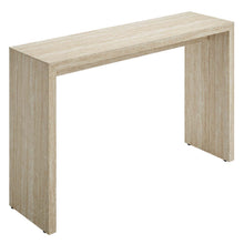 Load image into Gallery viewer, Mirella Faux Travertine Console Table by Modway
