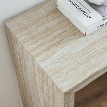 Load image into Gallery viewer, Mirella Faux Travertine Console Table by Modway
