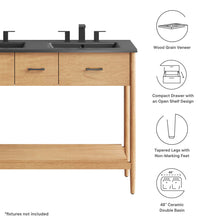 Load image into Gallery viewer, Zaire 48" Double Sink Bathroom Vanity by Modway
