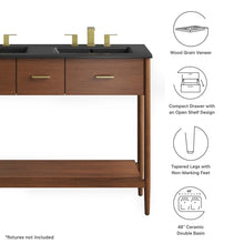 Load image into Gallery viewer, Zaire 48" Double Sink Bathroom Vanity by Modway
